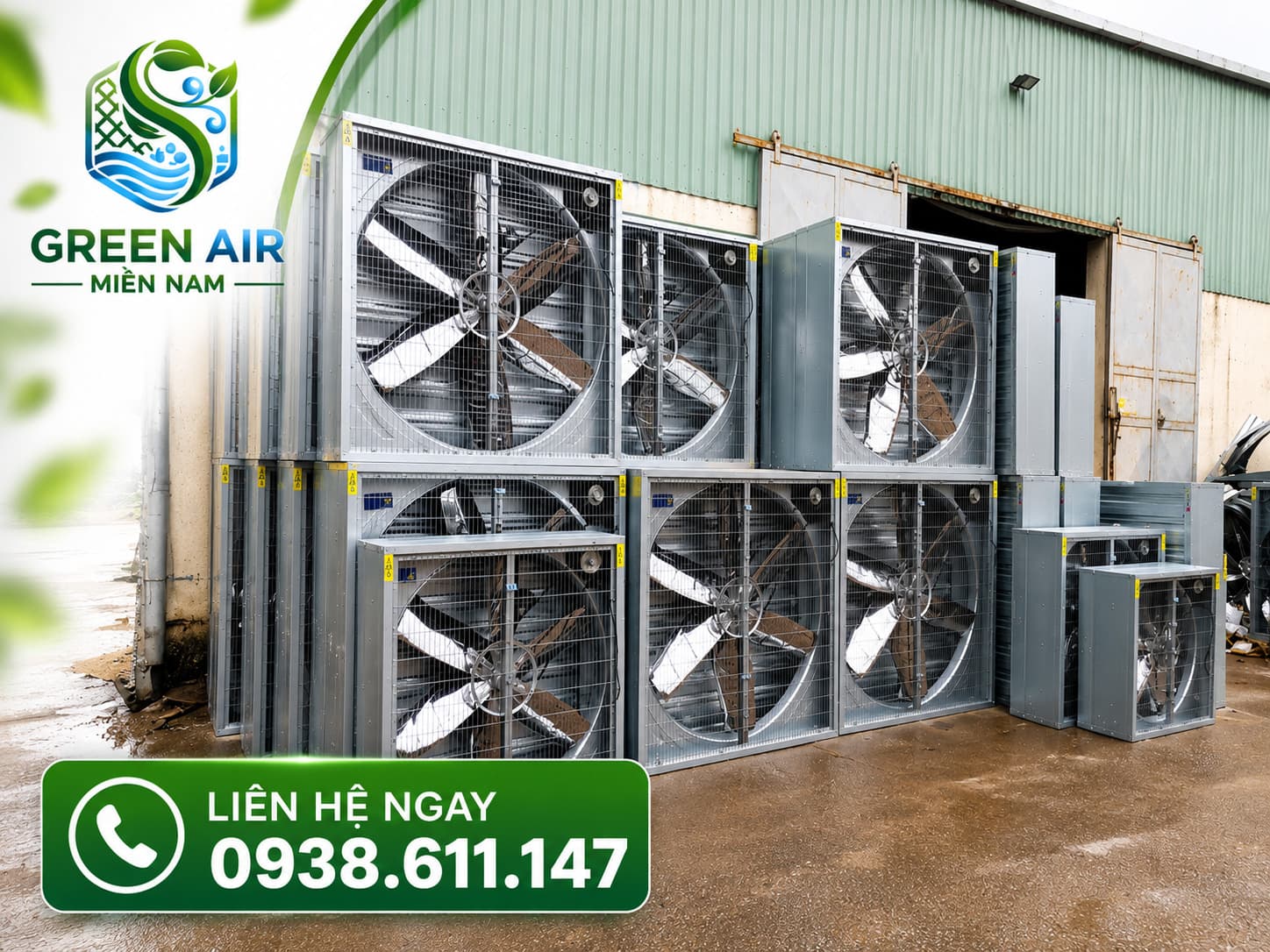 QUẠT THÔNG GIÓ CÔNG NGHIỆP GA-400x400MM
