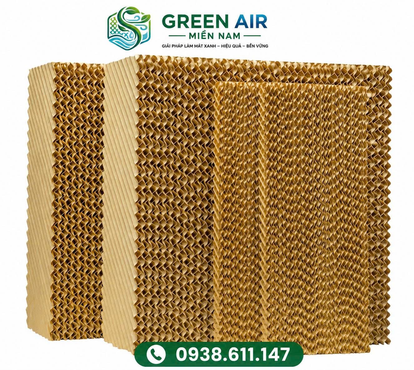 TẤM LÀM MÁT 5090 1000+30x900x100mm CHO QUẠT LÀM MÁT-AIR COOLER